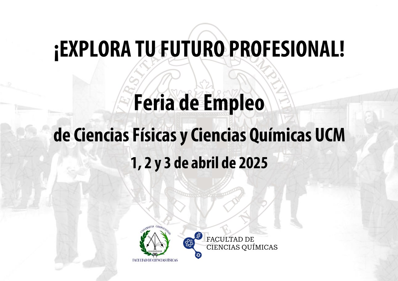 Feria de Empleo: CC. Físicas y CC. Químicas 2025